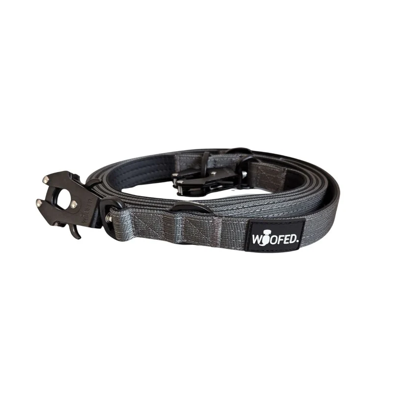 Nylon Tactical Führleine Anthracite