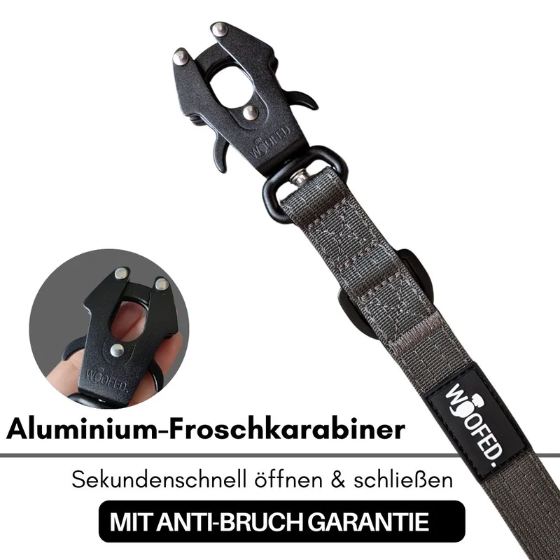 Nylon Tactical Führleine Anthracite