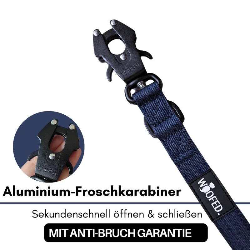 Nylon Tactical Führleine Midnight Blue