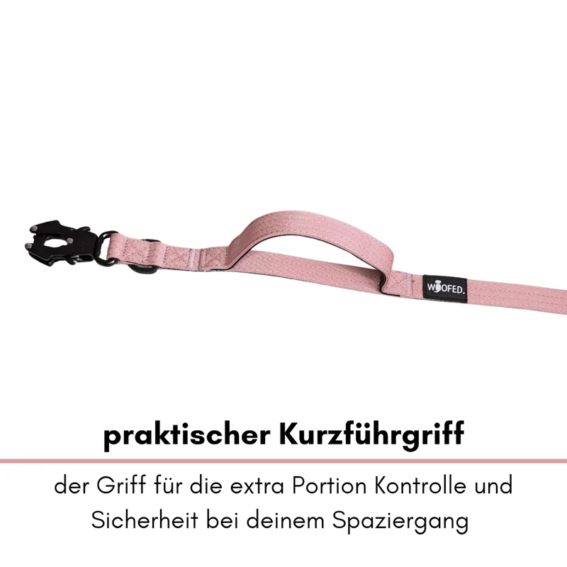 Nylon Tactical Führleine Dusty Rose