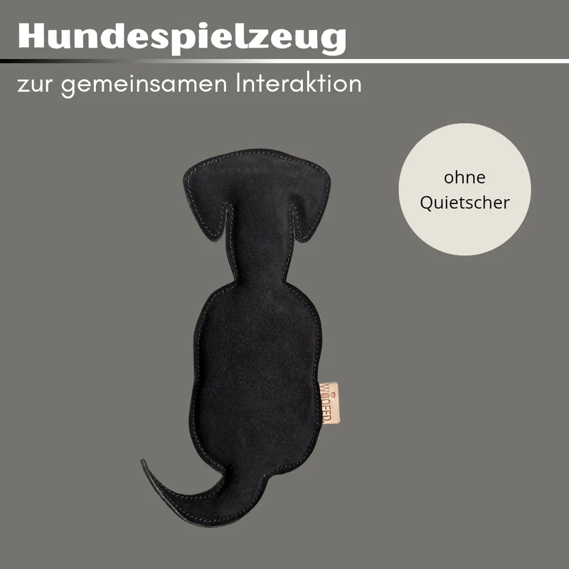 Hundespielzeug "WOOFED." Logo Hund