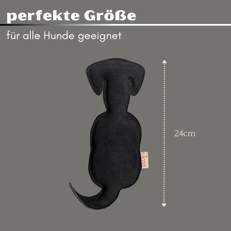 Hundespielzeug "WOOFED." Logo Hund