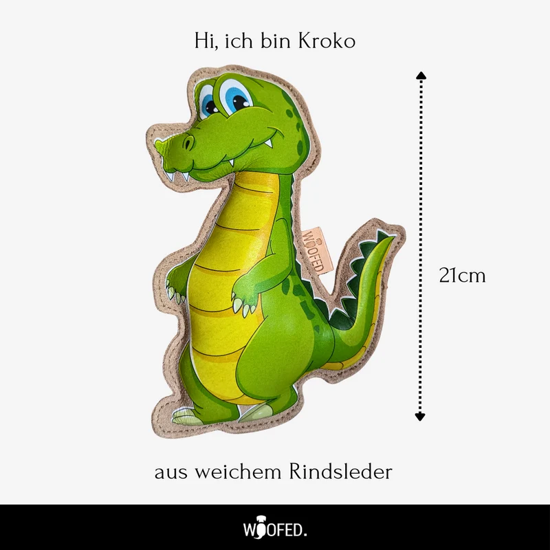Hundespielzeug Krokodil "Kroko"