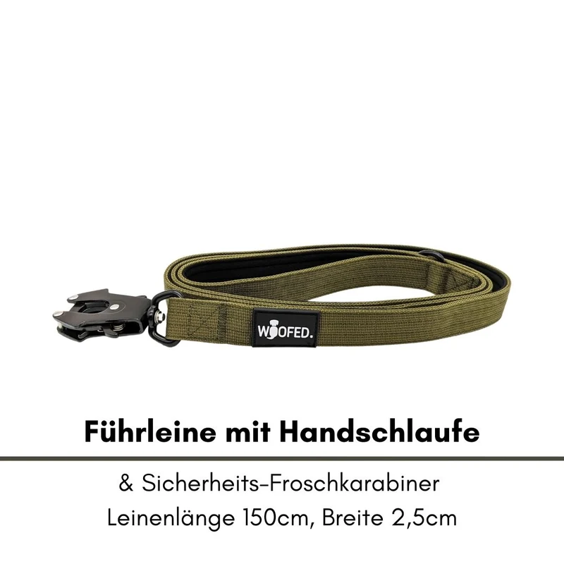 Nylon Tactical Führleine Military Olive
