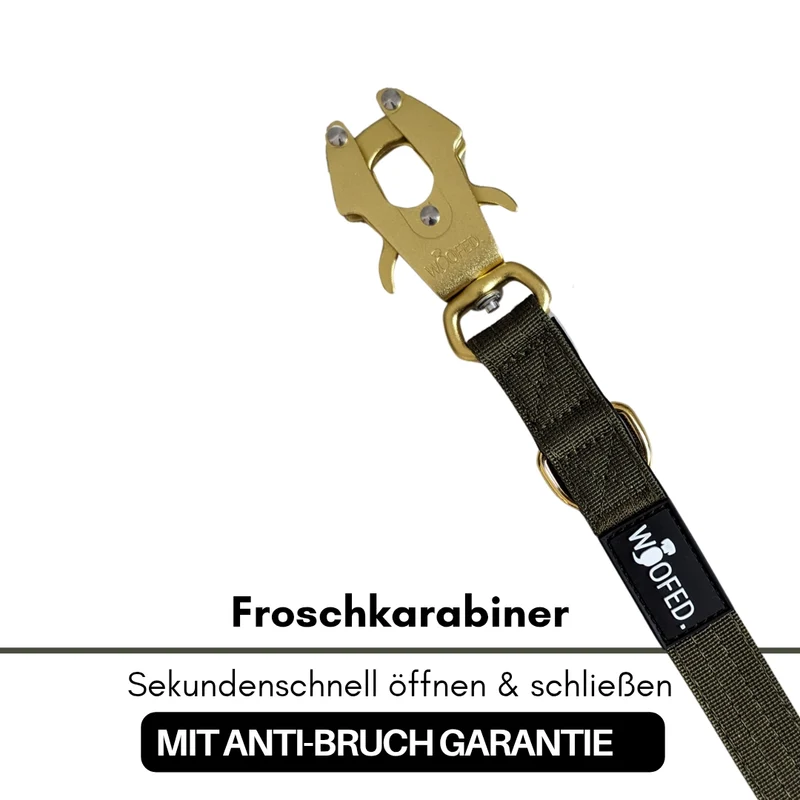 Nylon Tactical Führleine Noble Olive