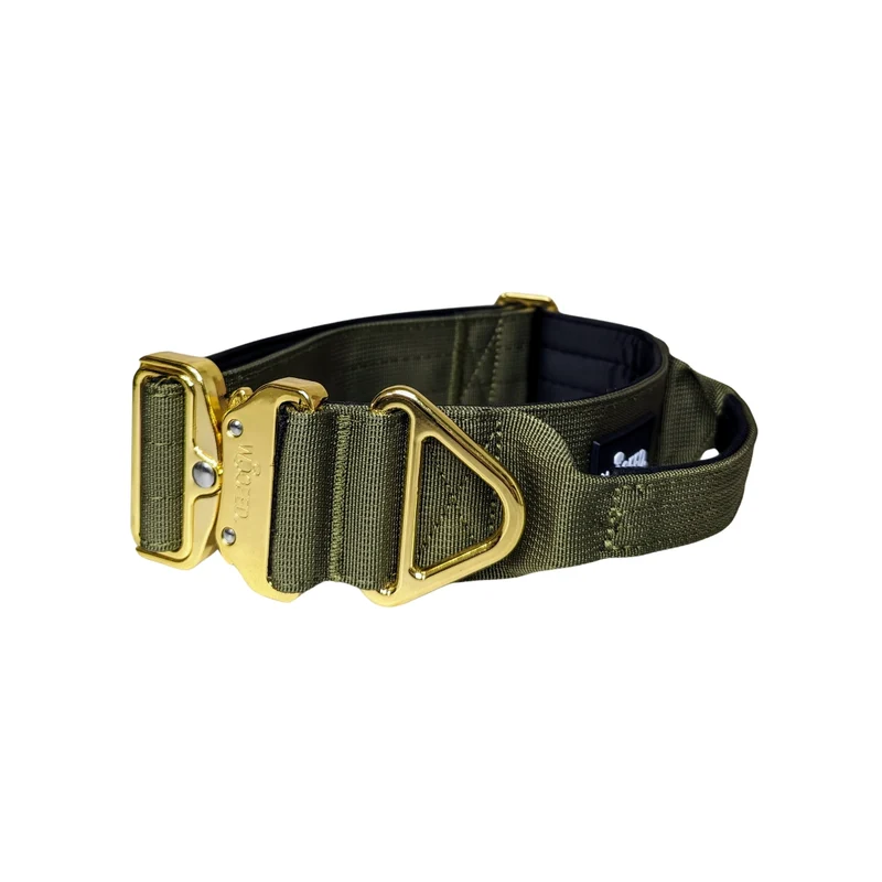 Nylon Tactical Halsband Noble Olive