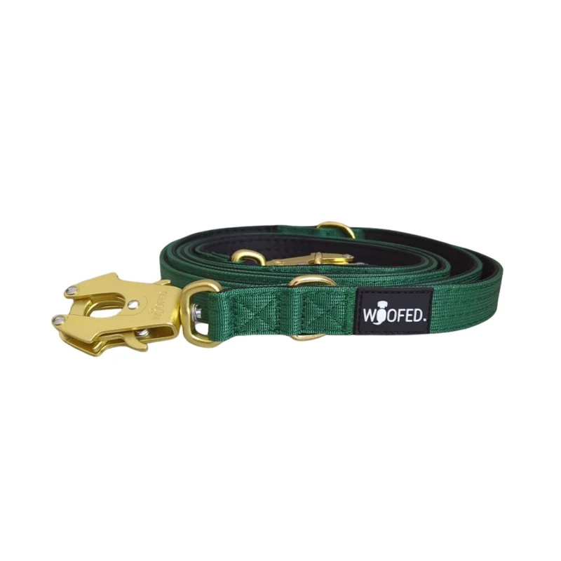 Nylon Tactical Führleine Emerald Green