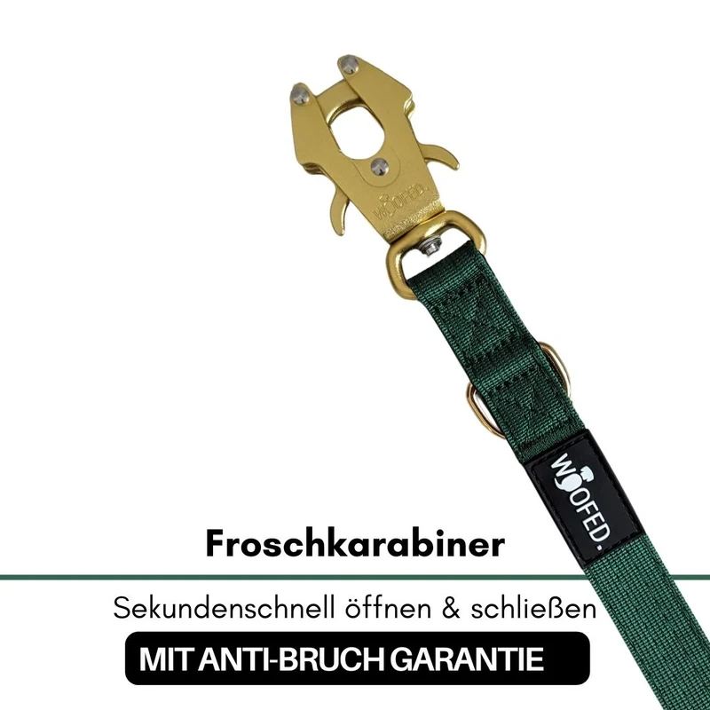 Nylon Tactical Führleine Emerald Green