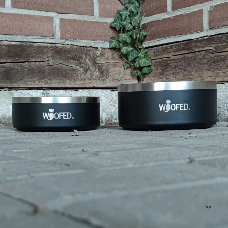 Premium Edelstahlnapf Mystery Black