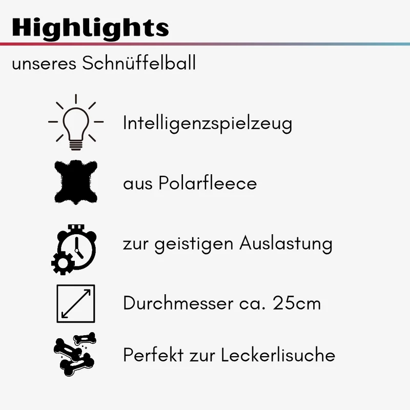 Hundespielzeug Schnüffelball