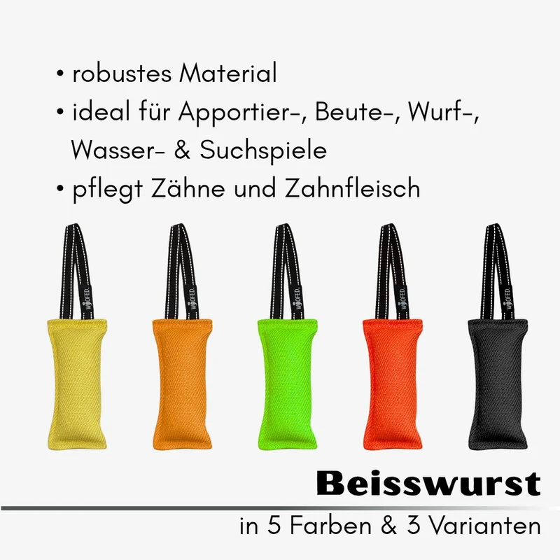 Hundespielzeug Beißwurst