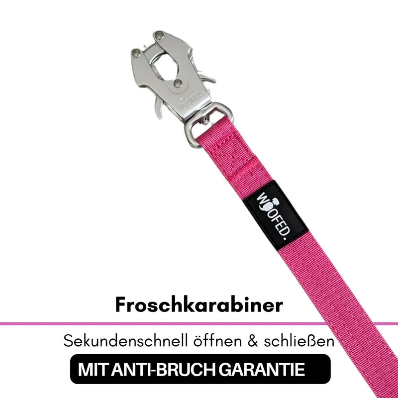 Nylon Tactical Führleine Raspberry