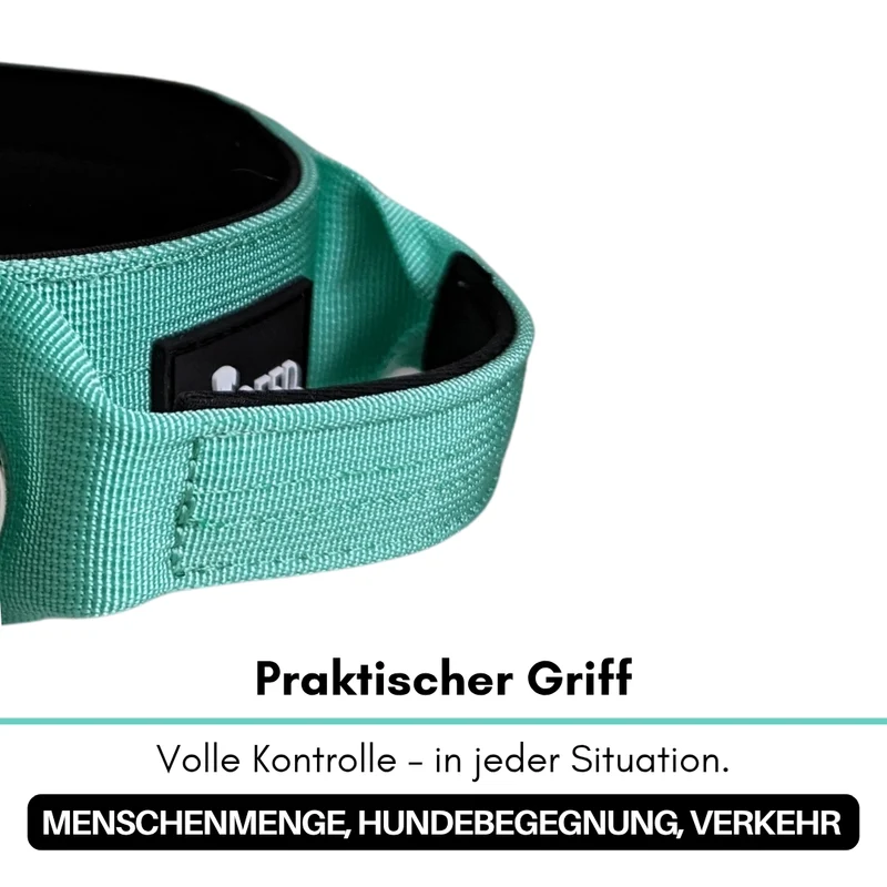 Nylon Tactical Halsband Seafoam