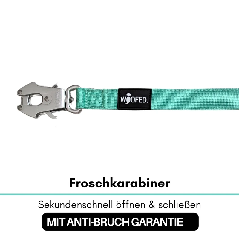 Nylon Tactical Führleine Seafoam