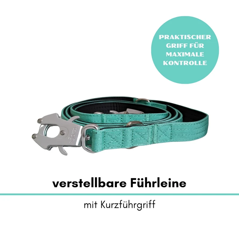 Nylon Tactical Führleine Seafoam