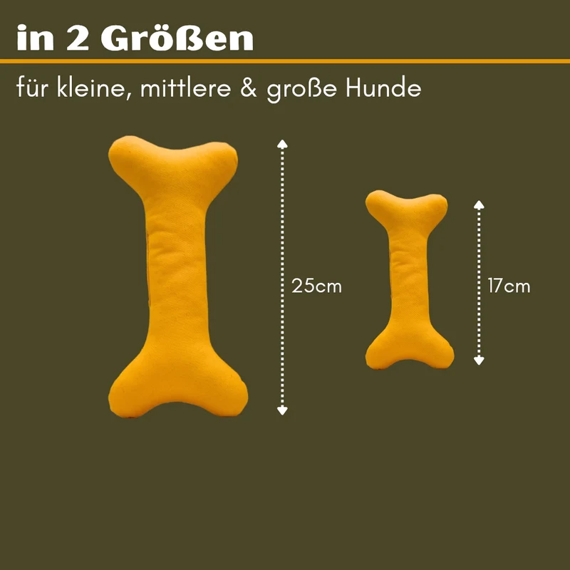 Hundespielzeug Stoffknochen Playbone