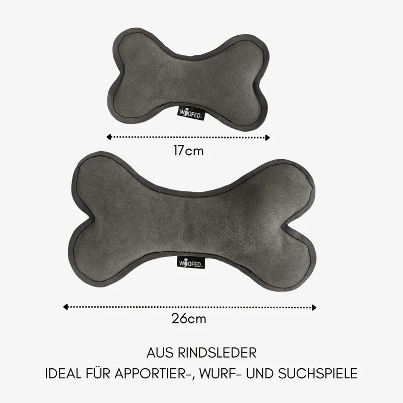 Hundespielzeug Knochen aus Leder