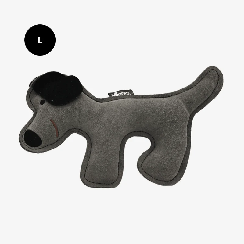 Hundespielzeug Hund aus Leder