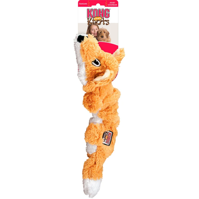Hundespielzeug KONG® Scrunch Knots Fuchs