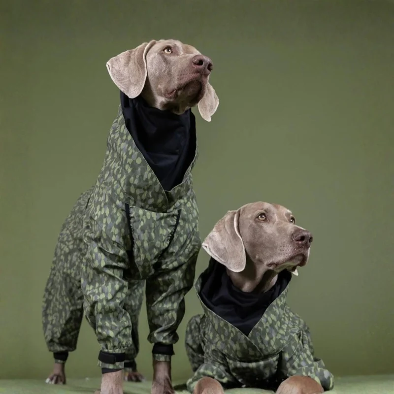 Reflektierender Regenoverall Green