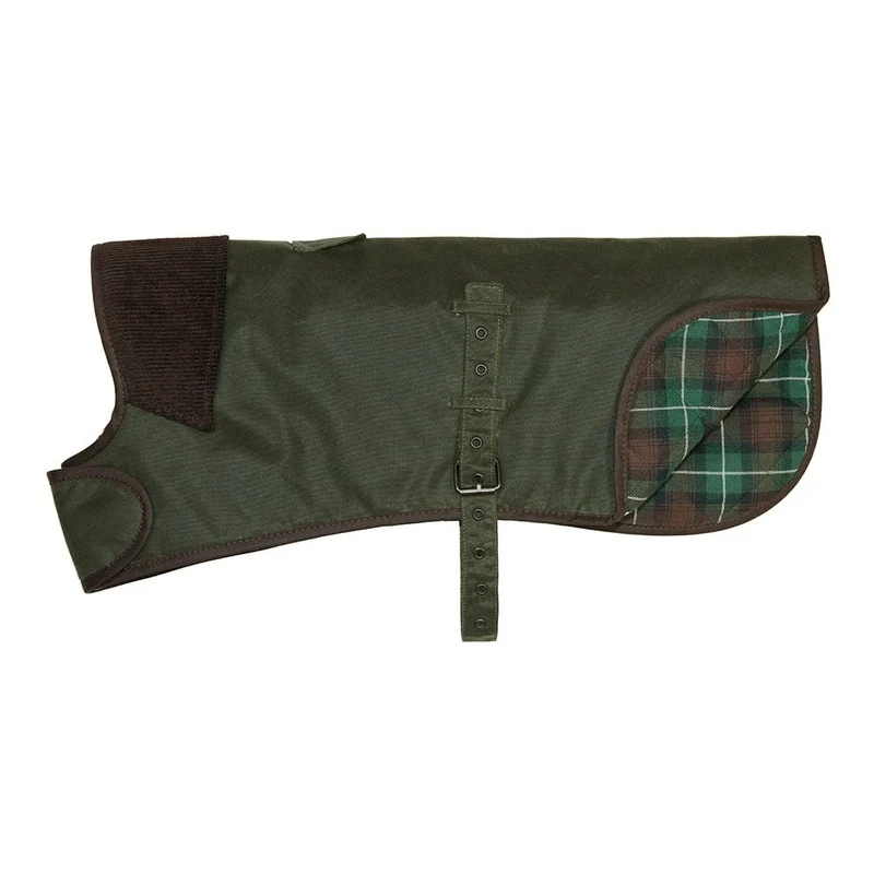 Earthbound Wax Dog Coat Green