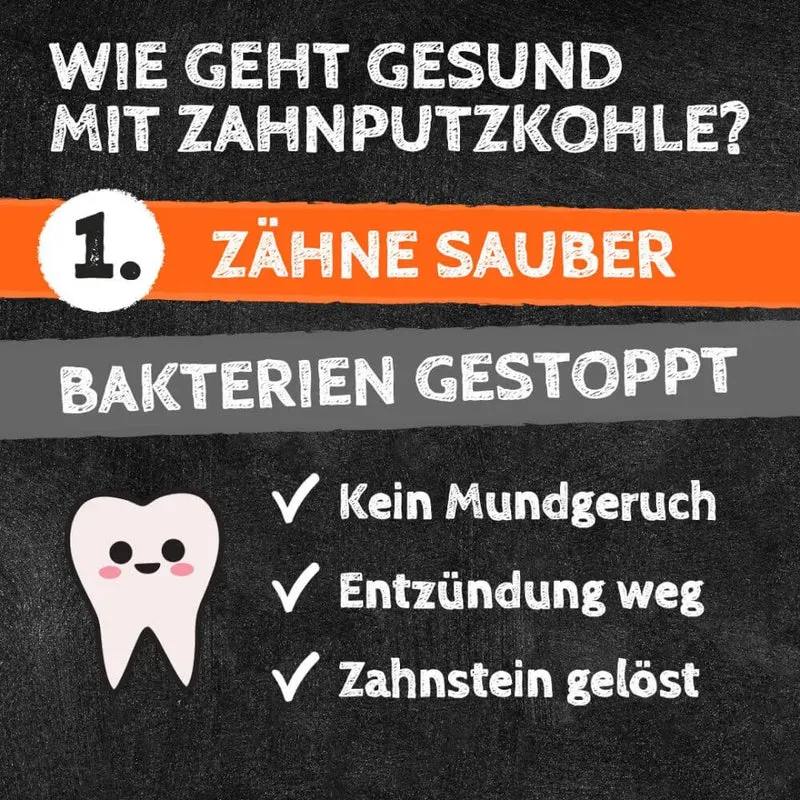 QCHEFS Zahnputzkohle