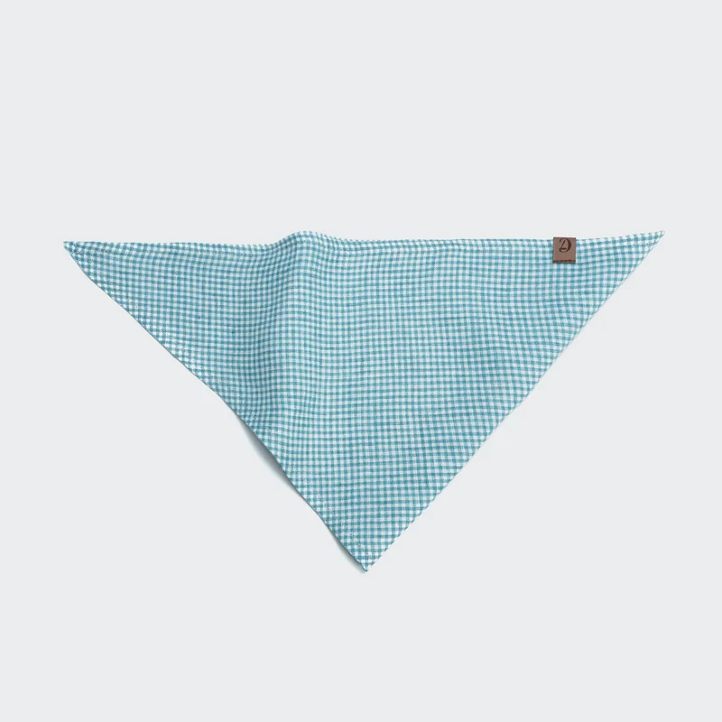 Hundehalstuch Mini Check Blue