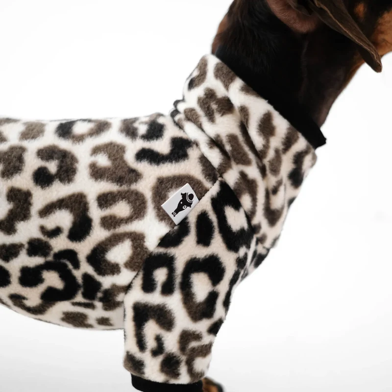 Fleece Overall für Dackel Leo