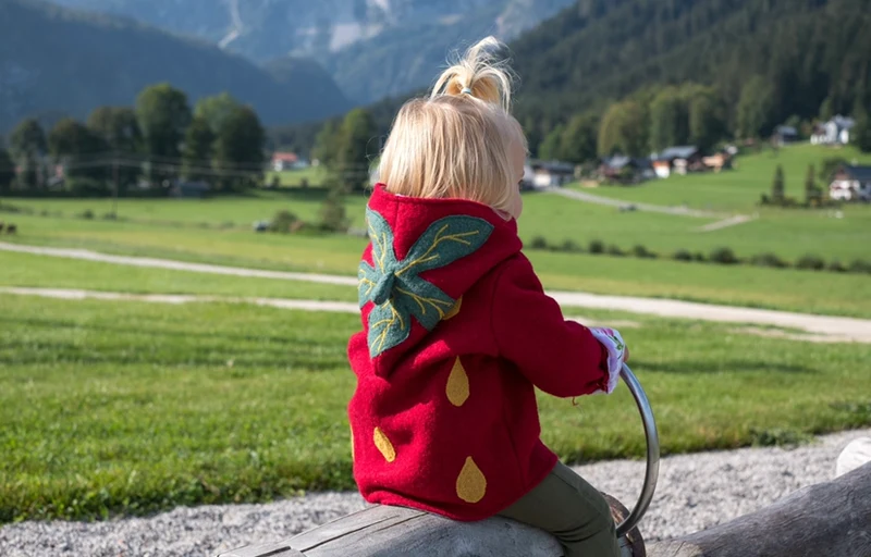 Walkjacke Erdbeere bis Gr. 104- Milli Wonka