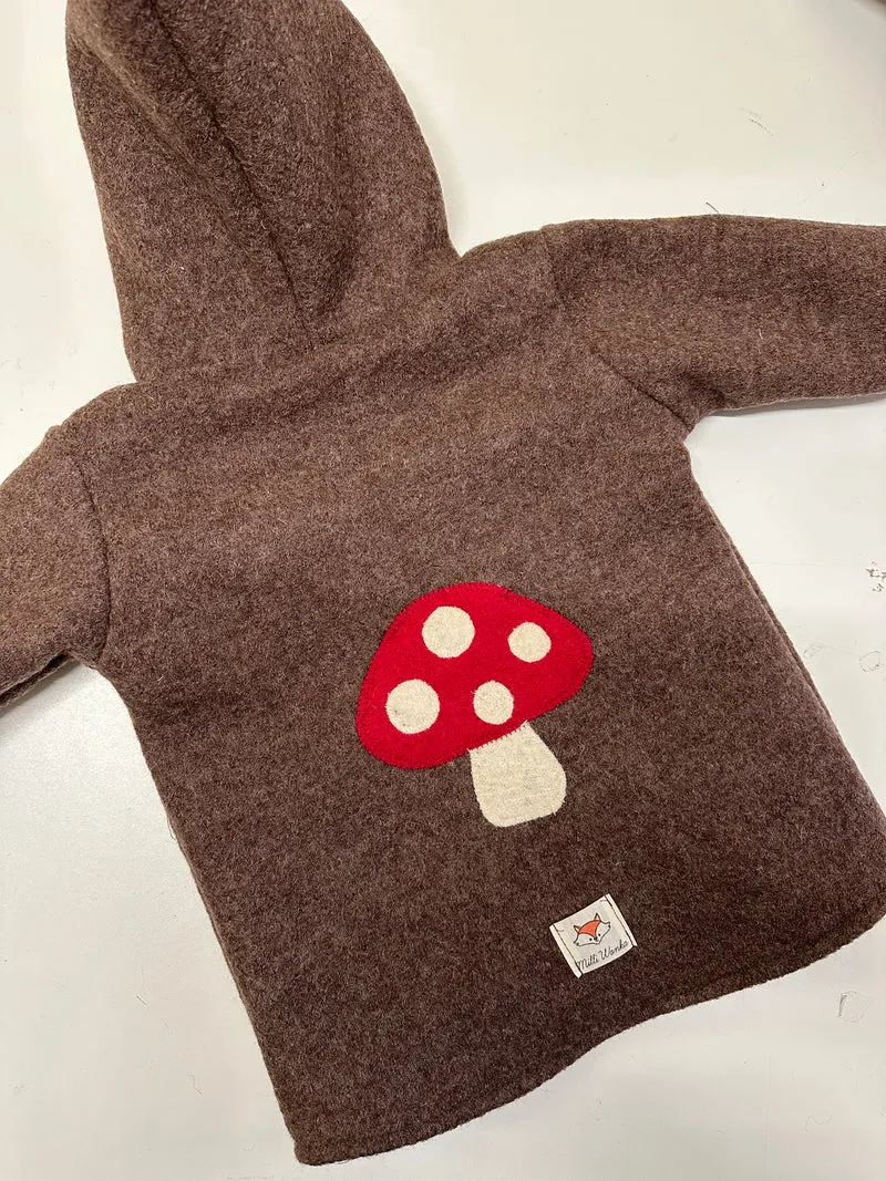 Walkjacke Pilz bis Gr. 104 - Milli Wonka