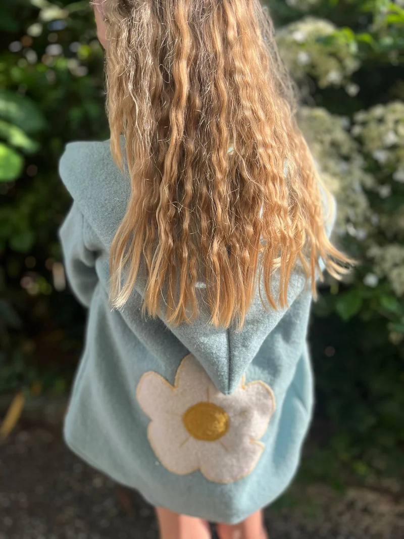 Walkjacke Blume bis Gr. 104 - Milli Wonka