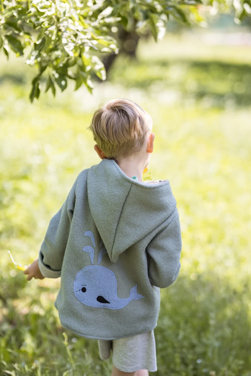 Walkjacke Wal bis Gr. 104 - Milli Wonka