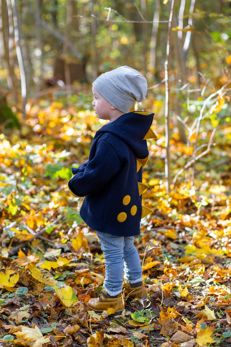 Walkjacke Dino bis Gr. 104 - Milli Wonka
