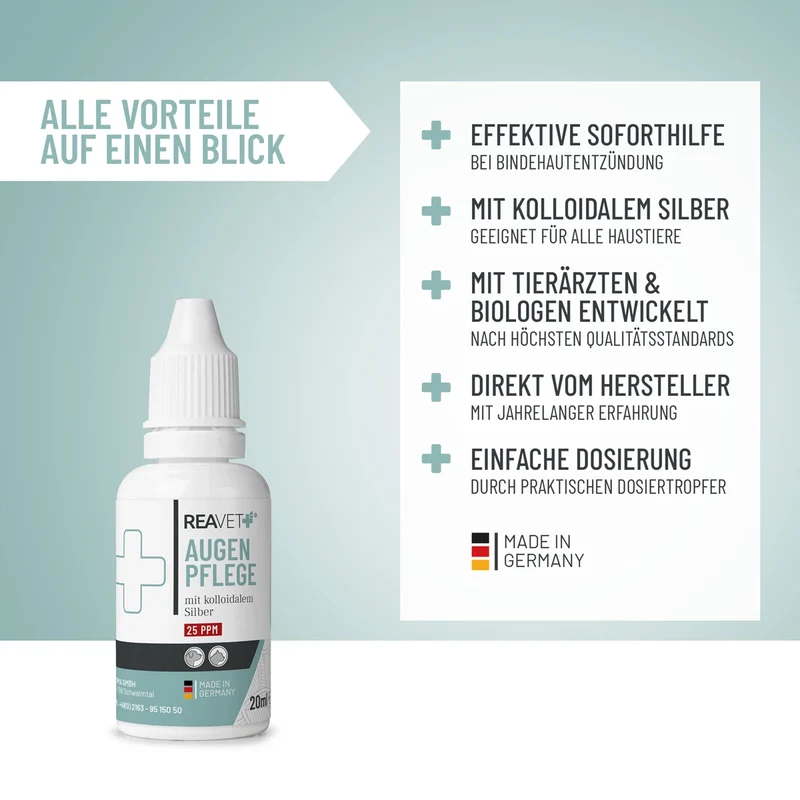 Augenpflege mit kolloidalem Silber