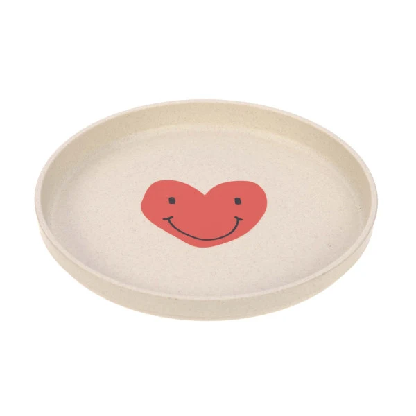 Kindergeschirr Set (Teller - Schüssel - Becher - Löffel) - Happy Rascals, Herz - Lässig