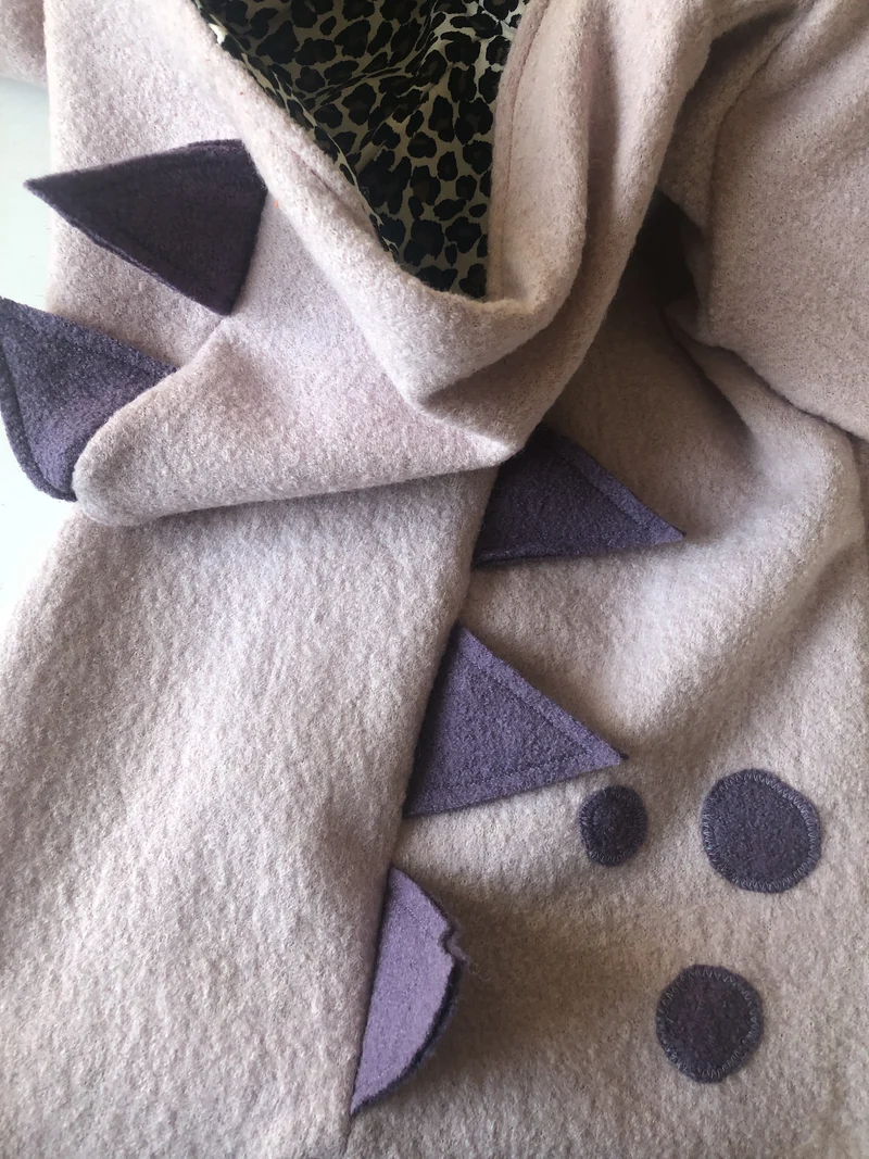 Walkjacke Dino bis Gr. 104 - Milli Wonka
