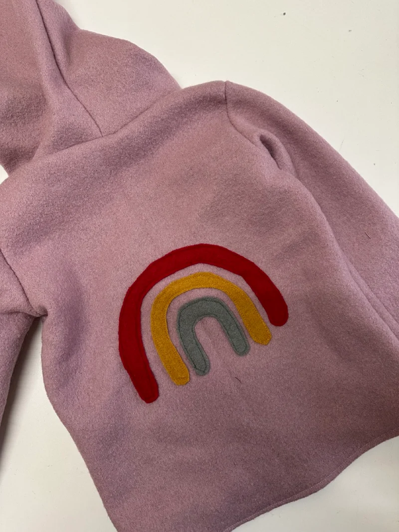 Walkjacke Regenbogen bis Gr. 104 - Milli Wonka