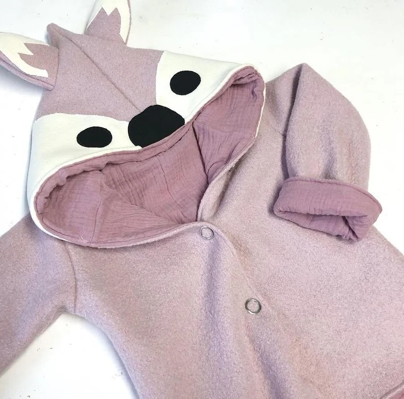 Walkjacke Fuchs bis Gr. 104 versch. Farben - Milli Wonka