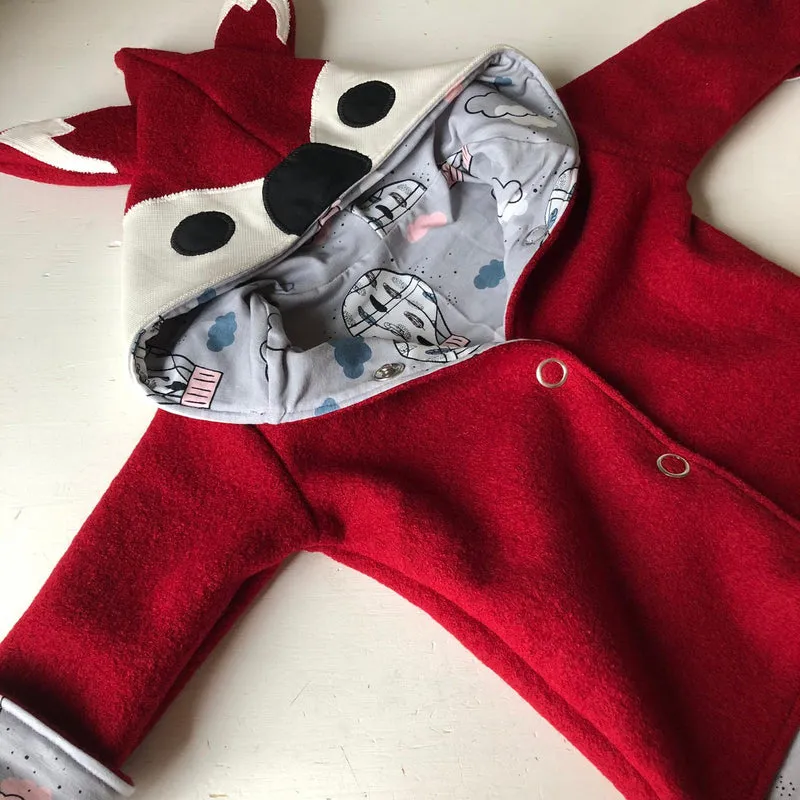 Walkjacke Fuchs bis Gr. 104 versch. Farben - Milli Wonka