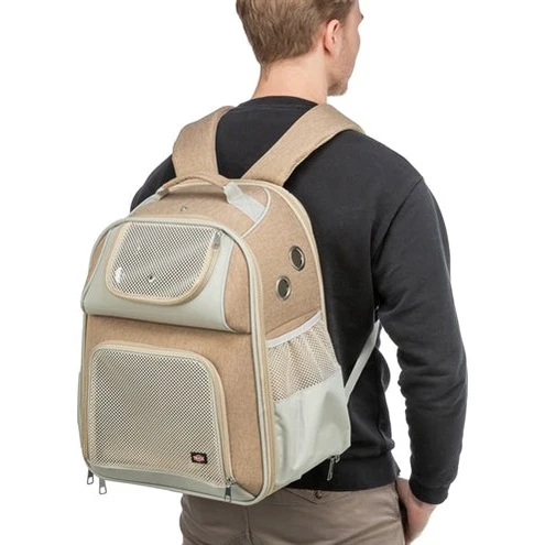 Trixie Hunderucksack Weide Beige / Braun