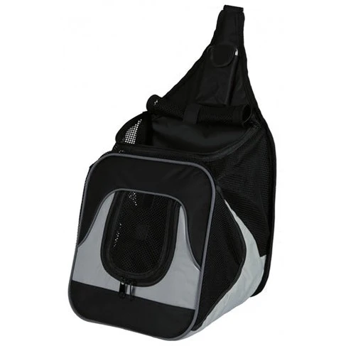 Trixie Dog Bag Savina Belly Schwarz / Grau