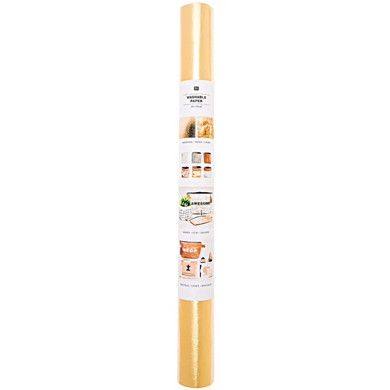 Rico Design Washable Paper gold