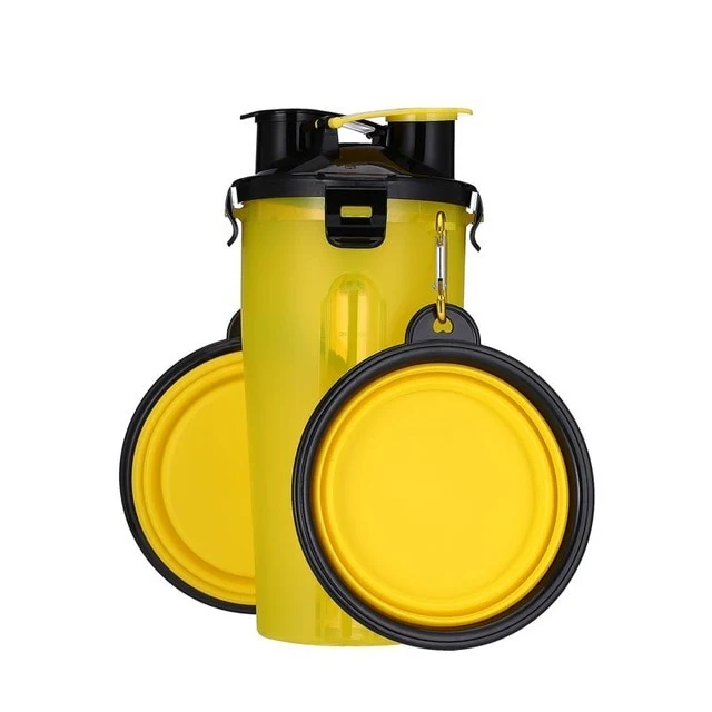 Portable 2 in 1 Pet Food Water Food Container