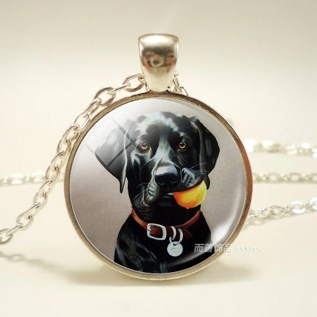 Dog Photo Glass Dome Necklace