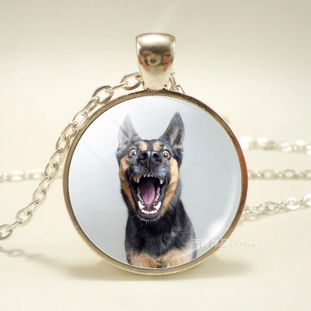 Dog Photo Glass Dome Necklace
