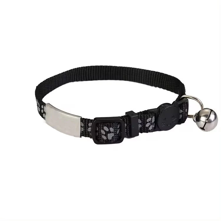 Katzenhalsband mit Name und Telefonnummer graviert