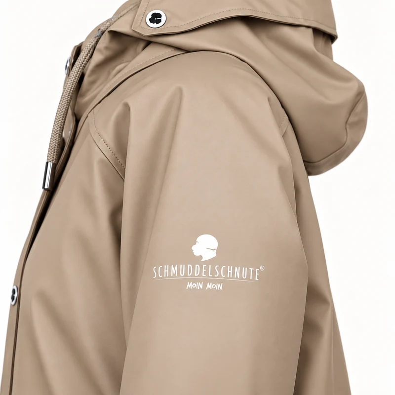 Regenmantel Damen Taupe