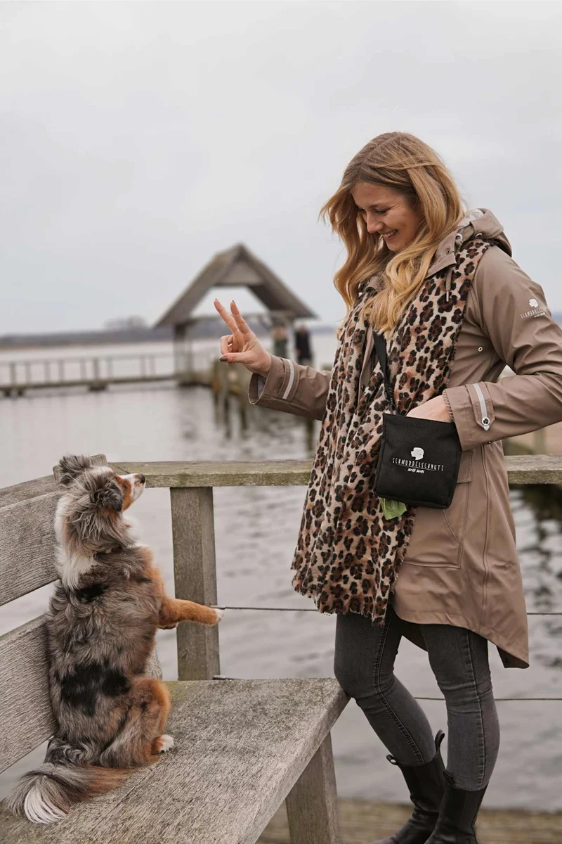 Regenmantel Damen Taupe