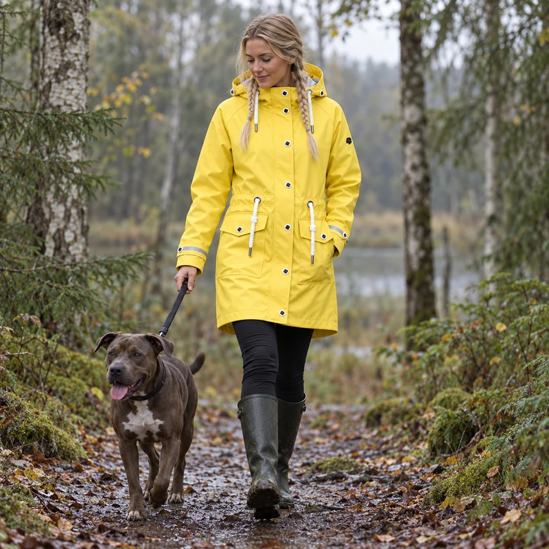 Regenmantel Damen Aspen Gold