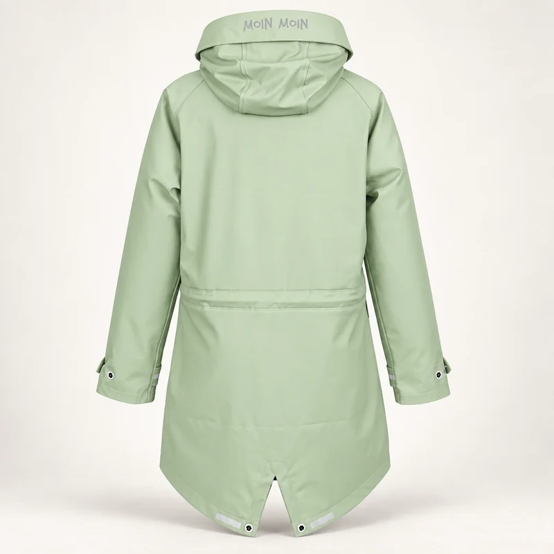 Regenmantel Damen Mint